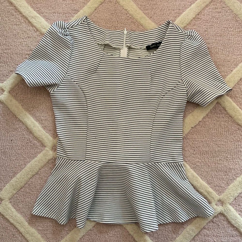 Haute Society peplum top